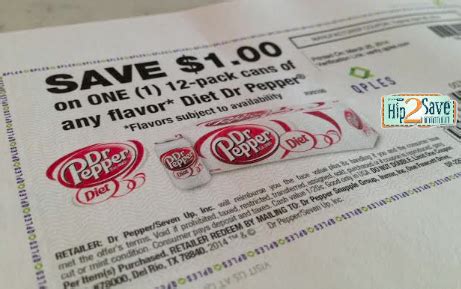 *HOT* $1/1 Diet Dr. Pepper 12-Pack Cans Coupon + Walgreens Scenario ...