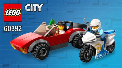 LEGO® City Police Bike Car Chase (60392)[59 pcs] Step-by-Step Building ...