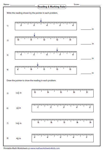 Reading A Metric Ruler Worksheet – Englishworksheet.my.id