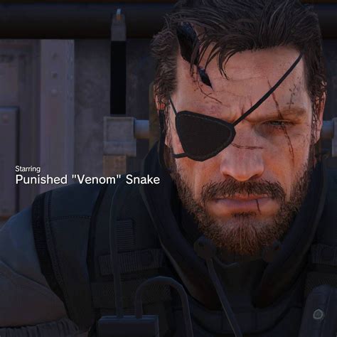 Punished "Venom" Snake Snake Metal Gear, Metal Gear Solid, Revolver ...