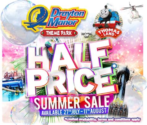 Half Price Drayton Manor & Thomas Land Ticket Sale, £19.50 at Drayton Manor