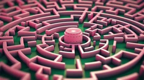 Maze Cubes Maze Backdrop Render Photo Background And Picture For Free ...