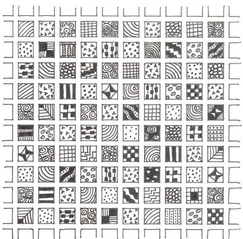 Pin by Sandy on Patterns | Easy zentangle patterns, Zentangle patterns ...