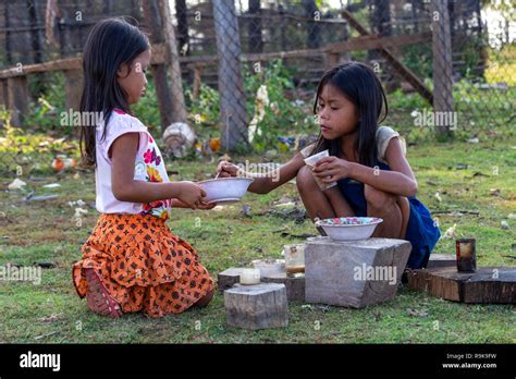 Lao children playing in river hi-res stock photography and images - Alamy