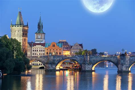 Charles Bridge Prague Czech Republic Photograph by Grafissimo - Fine ...