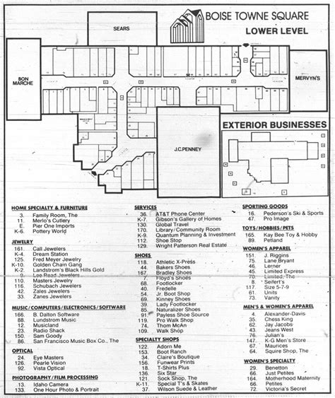 Boise-Towne-Square 2022 Interior Map - Interior Paint Colors 2022