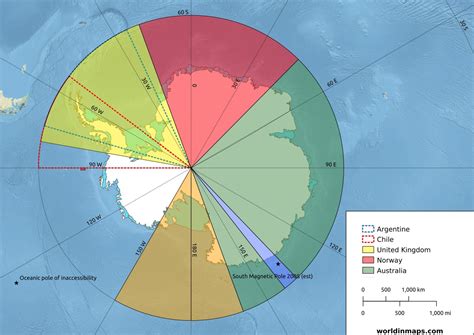 Antarctica - World in maps