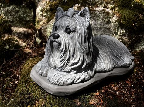 Yorkshire Terrier Statue Yorkie Statue Dog Statues Concrete - Etsy