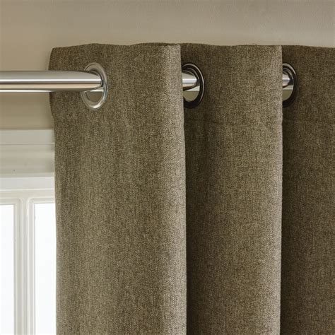 Wilko Faux Wool Curtains Natural 167 x 137cm | Wilko