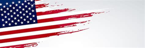 Premium Vector | Usa Banner Flag