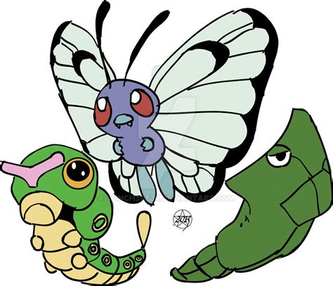 Caterpi Evolution by W1nCh3St3R on DeviantArt