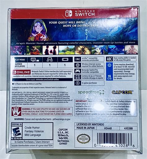 Monster Hunter Stories 2 Box Protector Nintendo Switch – RetroProtection