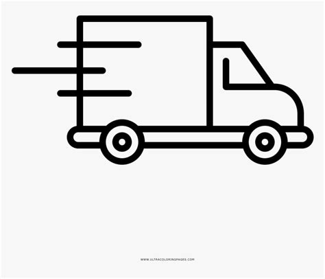 delivery truck clipart black and white - Clip Art Library