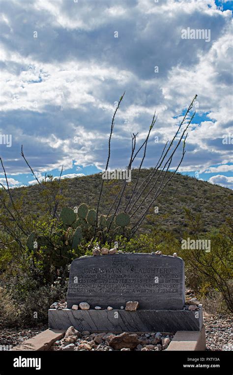 Boot Hill Cemetery. Tombstone, Arizona USA Stock Photo - Alamy