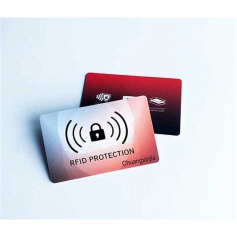 Custom Anti-Theft Read Secure Payment RFID Blocker RFID Blocking Card