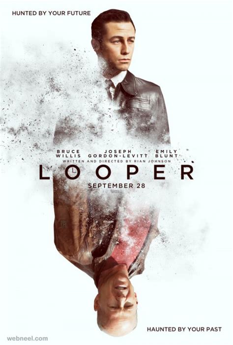 looper creative movie poster design 19