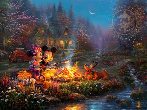 Thomas Kinkade Makes Amazing Disney Paintings