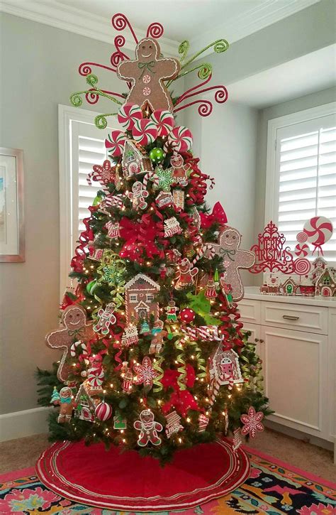 20+ Gingerbread Themed Christmas Tree Ideas – DECOOMO