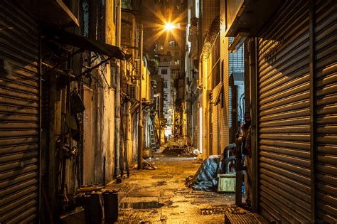 Hong Kong Alleyways | Alleyway, Scene background, High tech low life