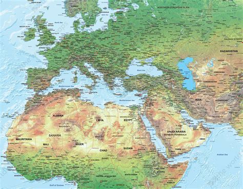 Map Of Europe Africa And Middle East