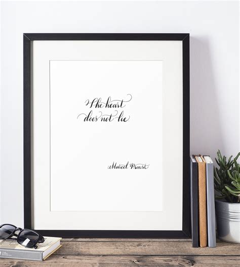 Marcel Proust Quote Printable Quotes Printable Wall Art Heart - Etsy