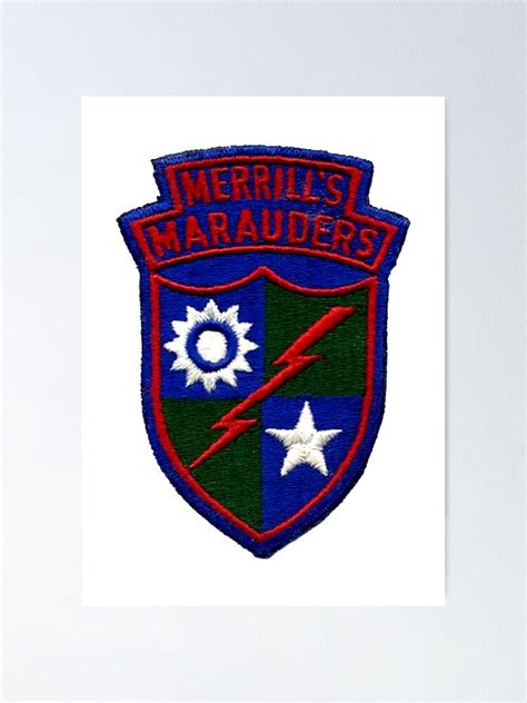 "Merrill's Marauders Logo" Poster by Spacestuffplus | Redbubble