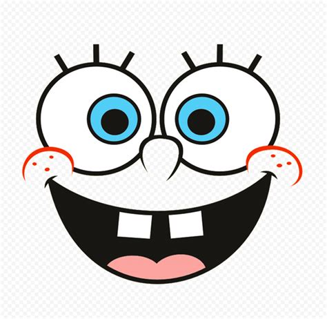 HD Spongebob Happy Face Illustration PNG | Citypng