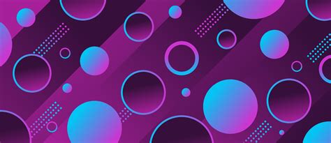 Dynamic geometric neon, blue, purple gradient circle animated abstract ...