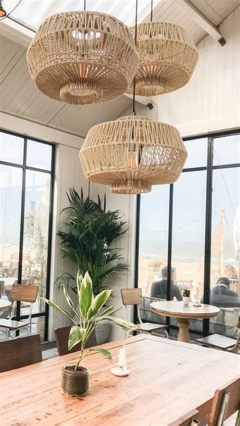 The Hamptons Rattan Pendant Light 2021 Interior Design Trend | Rattan ...