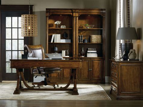 Tynecastle Brown Writing Home Office Set from Hooker | Coleman Furniture