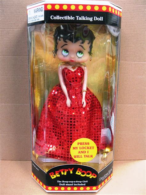 Betty Boop 12" IC Talking Party Fashion Doll w/ Doll Stand, New Gift ...