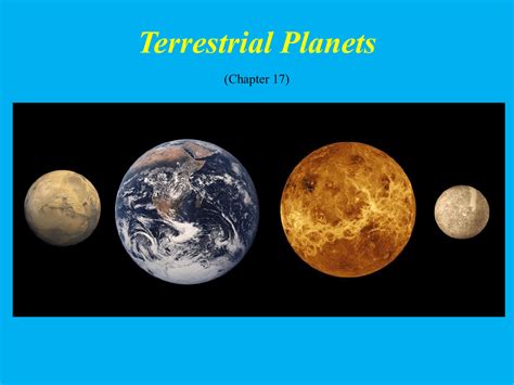 C17: Terrestrial Planets