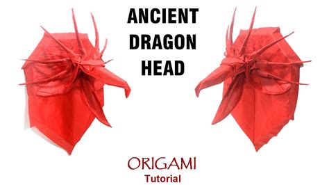 Origami Ancient Dragon head (Satoshi Kamiya and Mi Chen) - YouTube