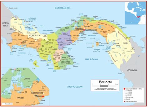 Mapas do Panamá | MapasBlog