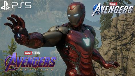 Marvel's Avengers - MCU Iron Man Endgame Suit Gameplay 4K 60FPS ...