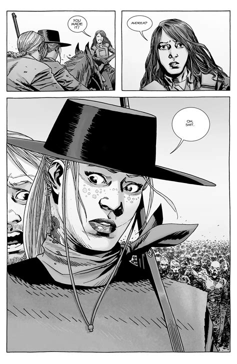 The Walking Dead Comics — Issue 165 | Andrea is injured