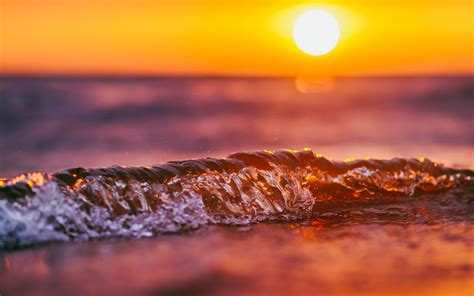 1366x768 Wave Sunset Laptop HD ,HD 4k Wallpapers,Images,Backgrounds ...