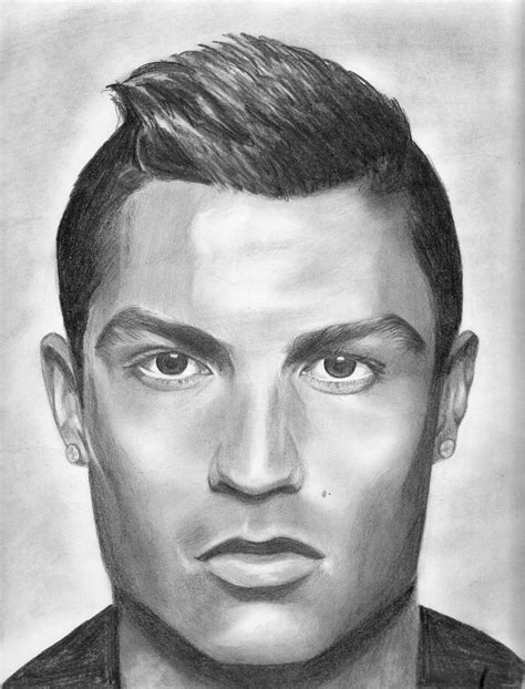 Cristiano Ronaldo Easy Pencil Drawing - Howto Draw