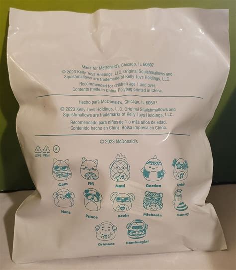 YOU PICK – 2023 McDonald's SQUISHMALLOWS Factory Sealed Plush HAPPY ...