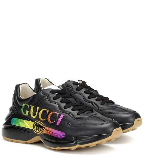 Rhyton Leather Sneakers | Gucci - mytheresa