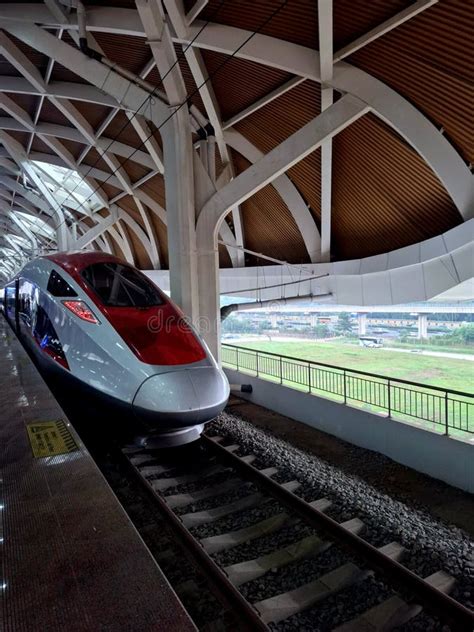 Face of High Speed Train in Indonesia Editorial Stock Photo - Image of ...