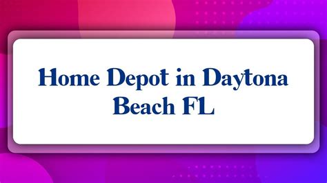 Top 10 Home Depot in Daytona Beach, FL - YouTube