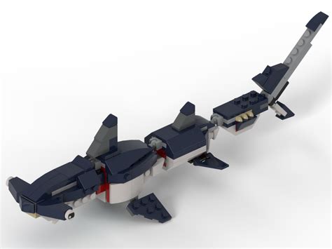 LEGO MOC Hammerhead shark (31088) by kopaka | Rebrickable - Build with LEGO