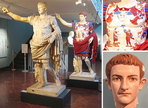 Ancient statues show their true colours – Lucius' Romans