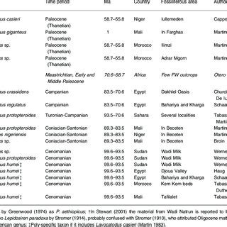 (PDF) Current knowledge and new assumptions on the evolutionary history ...