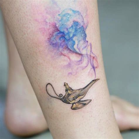 Aladdin | Disney inspired tattoos, Disney sleeve tattoos, Lamp tattoo