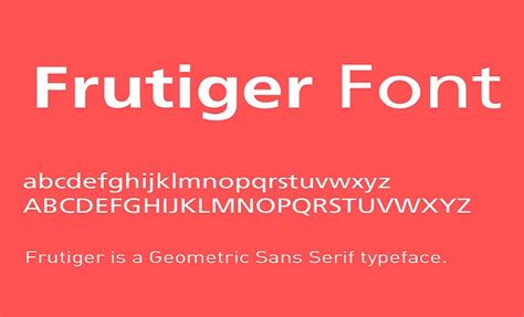 Frutiger Font Free - Download Fonts