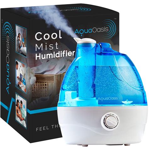 AquaOasis™ Cool Mist Humidifier {2.2L Water Tank} Quiet Ultrasonic ...