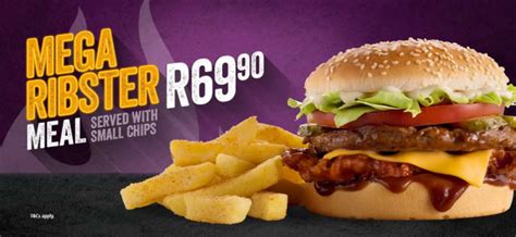 Steers Specials South Africa - Wacky Wednesday Steers Menu