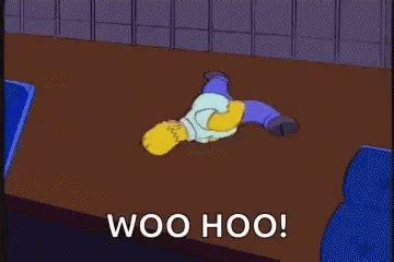 Homer Simpson Celebrating GIF